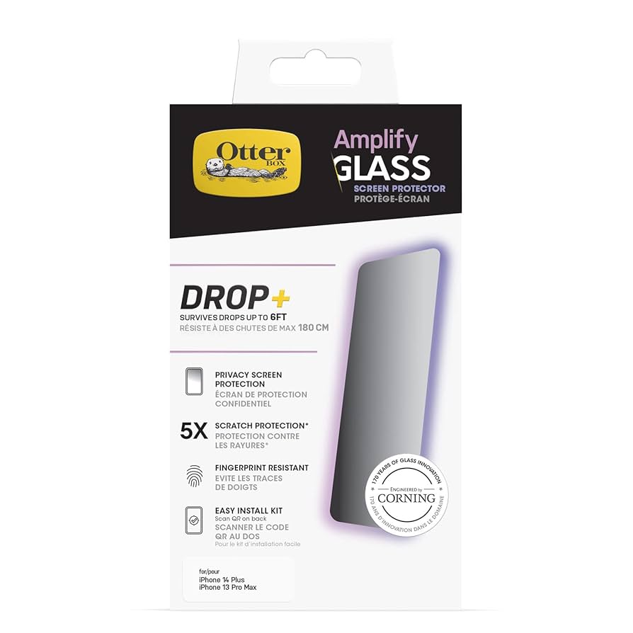 Amazon.com: OtterBox AMPLIFY GLASS ANTIMICROBIAL Screen